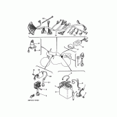 Схема узла: Электрооборудование 1 Yamaha SRX250