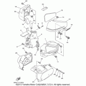 Схема узла: Боковая крышка Yamaha XVS650 V-Star Classic