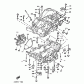 Схема узла: Картер двигателя Yamaha XTZ750 Super Tenere