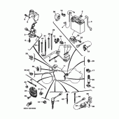 Схема узла: Электрооборудование 2 Yamaha XV1600 Wild Star