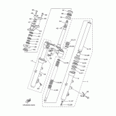 Схема узла: Рулевой механизм Yamaha YP400 Majesty
