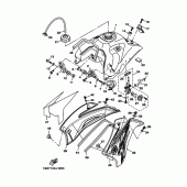 Схема вузла: Паливний бак Yamaha TTR125 TT-R125