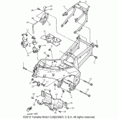 Схема вузла: Рама Yamaha YZF600R Thundercat