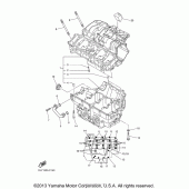 Схема вузла: Картер двигуна Yamaha YZF-R1 R1S Limited Edition