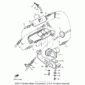 Схема узла: Leveling unit Yamaha XVZ1300 Venture Royale