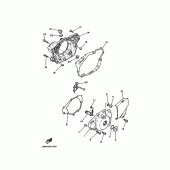 Схема узла: Крышки картера 1 Yamaha SRX250