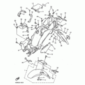 Схема узла: Крыло Yamaha XJ900 Diversion