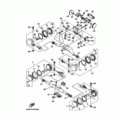 Схема узла: Поворотники Yamaha XV1700 Road Star S