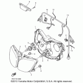 Схема вузла: Фара Yamaha YZF600R Thundercat