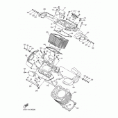 Схема вузла: Циліндр Yamaha XVS1300 XVS1300 Custom