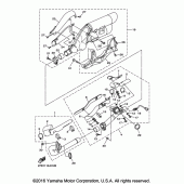 Схема вузла: Вихлопна система Yamaha XVS1300 Stryker Bullet Cowl Cruiser