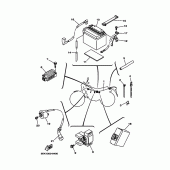 Схема узла: Электрооборудование 1 Yamaha TW125