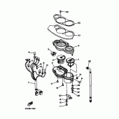 Схема вузла: Панель приладів Yamaha TDM850