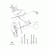 Схема вузла: Електроустаткування 1 Yamaha YZ250 YZ250