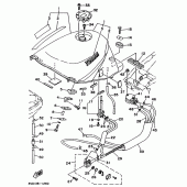 Схема вузла: Паливний бак Yamaha TDM850