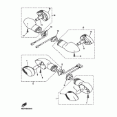 Схема вузла: Поворотники Yamaha YZF-R6/YZF600 R6S