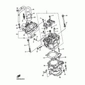 Схема узла: Цилиндр Yamaha YZ450F YZ450F