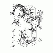 Схема вузла: Рама Yamaha MT01 MT-01