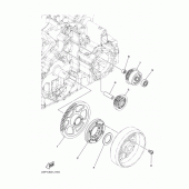 Схема вузла: Привід стартера Yamaha XTZ1200 Super Tenere