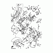 Схема вузла: Крило Yamaha YZF-R1 R1