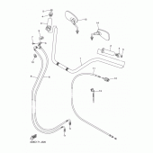 Схема вузла: Кермо та Тросики Yamaha XVS1300 V-Star Classic