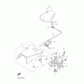 Схема вузла: Сидіння Yamaha FZ1 FZ1 FAZER (S-TYPE)