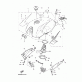 Схема узла: Топливный бак Yamaha YBR125