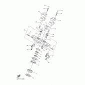 Схема узла: Рулевой механизм Yamaha FZ8 FZ8 FAZER