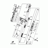 Схема узла: Рулевой механизм Yamaha YP250 Grand Majesty