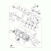 Схема узла: Впускная система 2 Yamaha YZF-R6/ YZF600 R6
