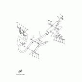 Схема вузла: Вихлопна система Yamaha TTR125 TT-R125