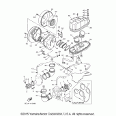 Схема вузла: Впускна система Yamaha XVS1100 V-Star Custom