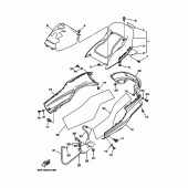 Схема вузла: Бічна кришка Yamaha YP250 Majesty DX