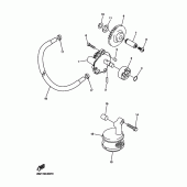 Схема узла: Масляный насос Yamaha YZ450F YZ450F