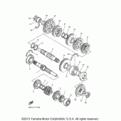 Схема вузла: Трансмісія Yamaha YZF600R Thundercat