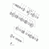 Схема узла: Трансмиссия Yamaha YZ426F