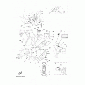 Схема узла: Топливный бак Yamaha XT660 Tenere