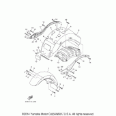 Схема вузла: Крило Yamaha XV1900 Stratoliner Deluxe