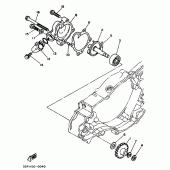 Схема вузла: Водяний насос Yamaha WR250 WR250Z