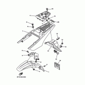 Схема вузла: Крило Yamaha TW200