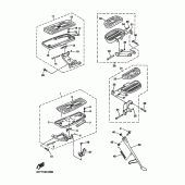 Схема узла: Подножки и Подставка Yamaha XVZ1300 Royal Star Venture