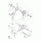 Схема вузла: Водяний насос Yamaha FZ1 FZ1 FAZER (S-TYPE)