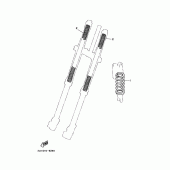 Схема узла: Опционные детали подвески Yamaha YZ250 YZ250