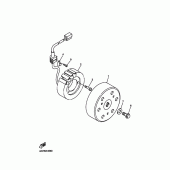 Схема вузла: Генератор Yamaha YZF-R1 R1S