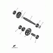 Схема вузла: Трансмісія Yamaha XP530 T-MAX DX