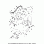 Схема узла: Крыло Yamaha XV1900 Raider