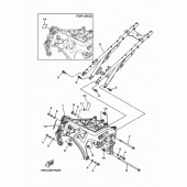 Схема узла: Рама Yamaha MT09/ MTN850 MT-09 Tracer