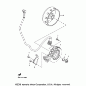 Схема вузла: Генератор Yamaha YZ450F YZ450FX