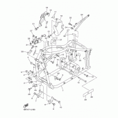 Схема вузла: Рама Yamaha XVS650 V-Star Classic