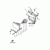 Схема узла: Фара Yamaha TT250R TT-R